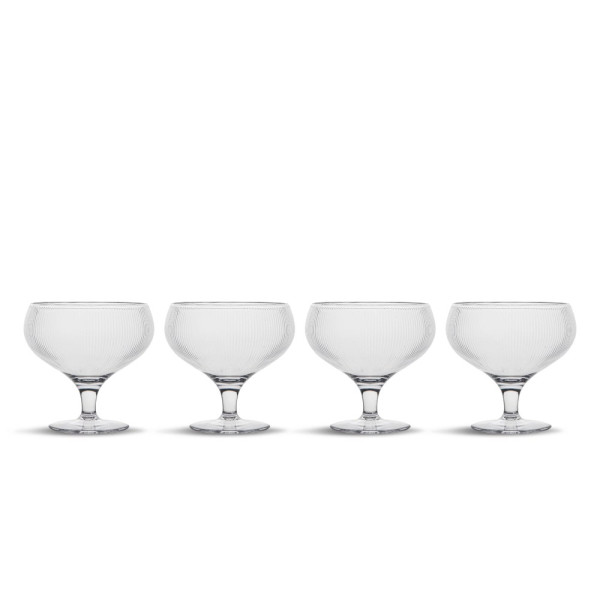 Billi Coupe Glas, 4er-Set aus rPET