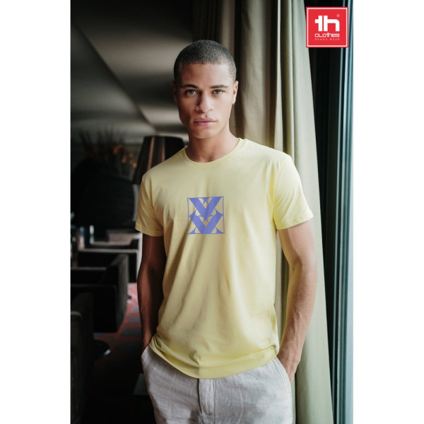 THC LUANDA. Herren-T-Shirt aus Baumwolle im Schlauchformat