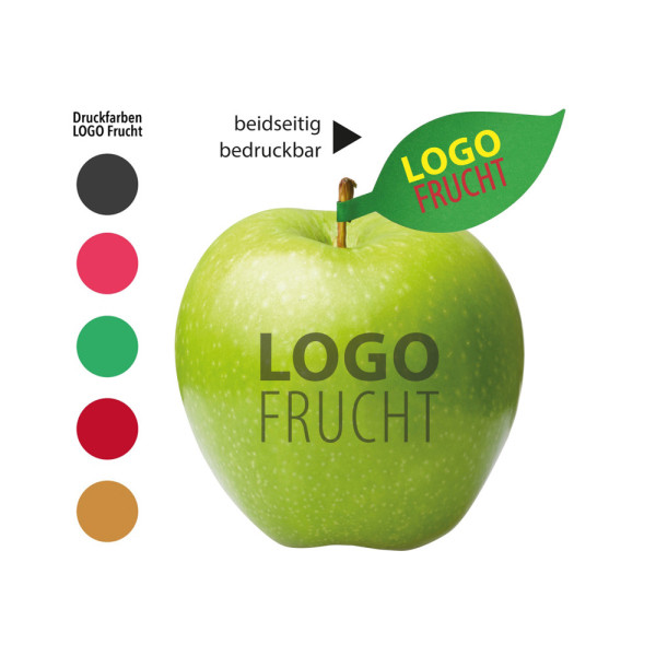 LogoFrucht Apfel grün