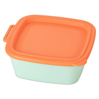 sweet green/strong coral