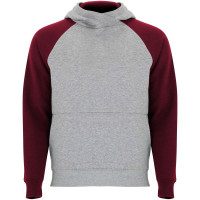 heather grau, granatrot