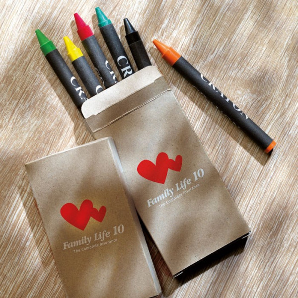 BRABO - Wachsmalkreide 6-teilig