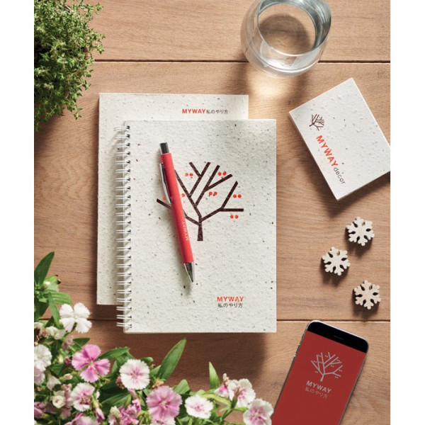 SEED BOOK - DIN A5 Notizbuch Samenpapier