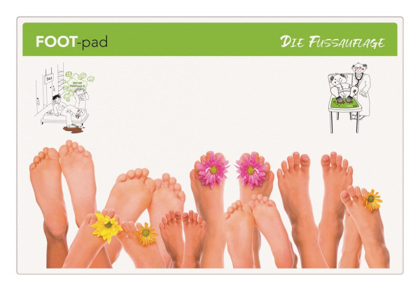 FOOT-pad Fußunterlagen für Ärzteliegen, 60 x 40 cm, 1,4 mm dick