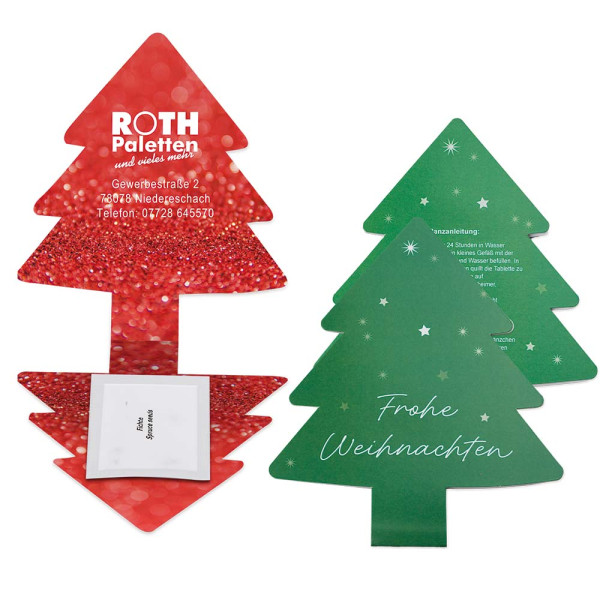 Klappkärtchen Tannenbaum