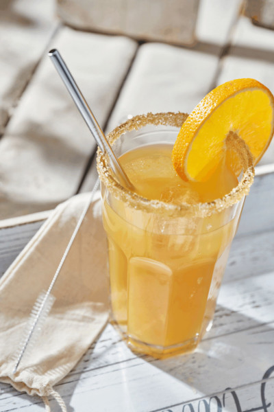 DRINK ELEGANT - Edelstahl-Strohhalm