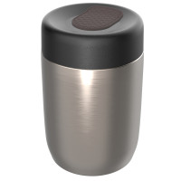 schwarz, silber, braun