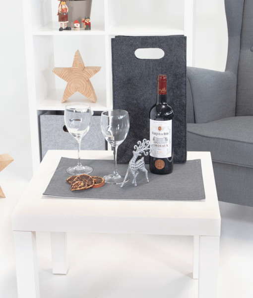 CHABLIS - Filz-Flaschentasche