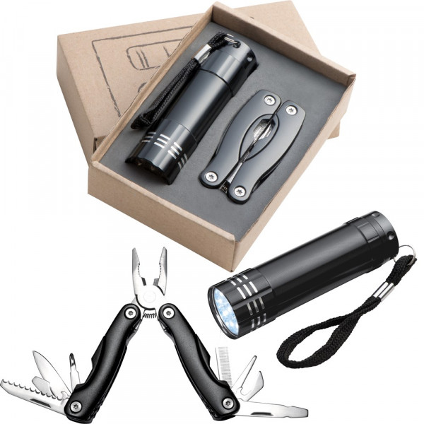 Set Taschenlampe & Multitool Oakland