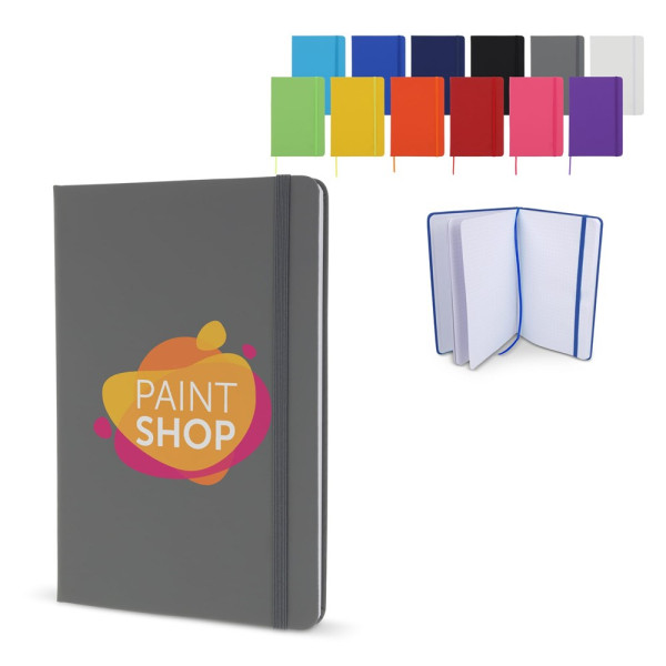 Notizbuch A5 PU mit Rasterpunktseiten