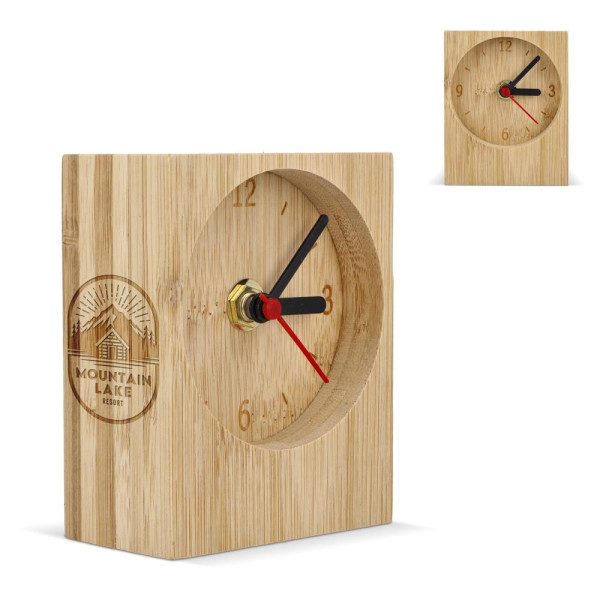 Rechteckige Tischuhr