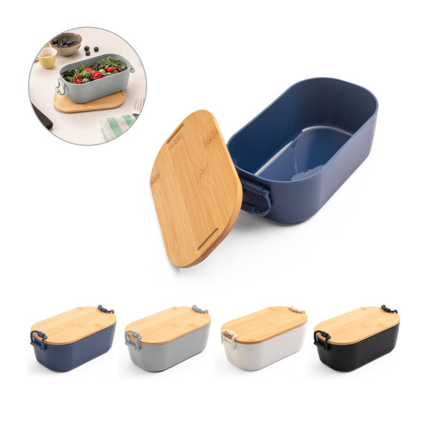 MAHLEB. Luftdichte PP-Box mit Bambusdeckel