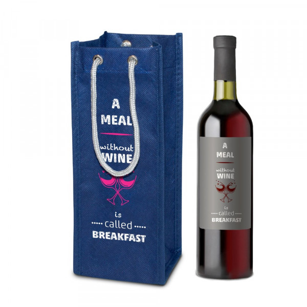 1-er Flaschentasche mit Tragekordeln – FLORENZ