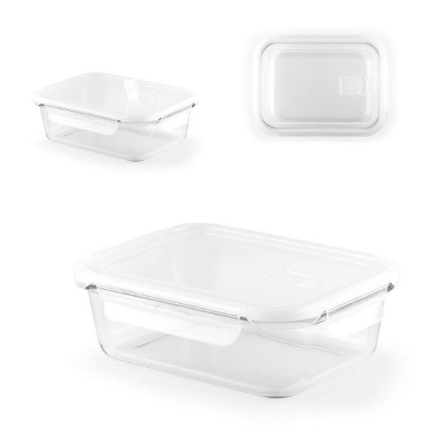 QUORIN. Lunchbox. Hermetische Box aus Borosilikatglas (1000ml)